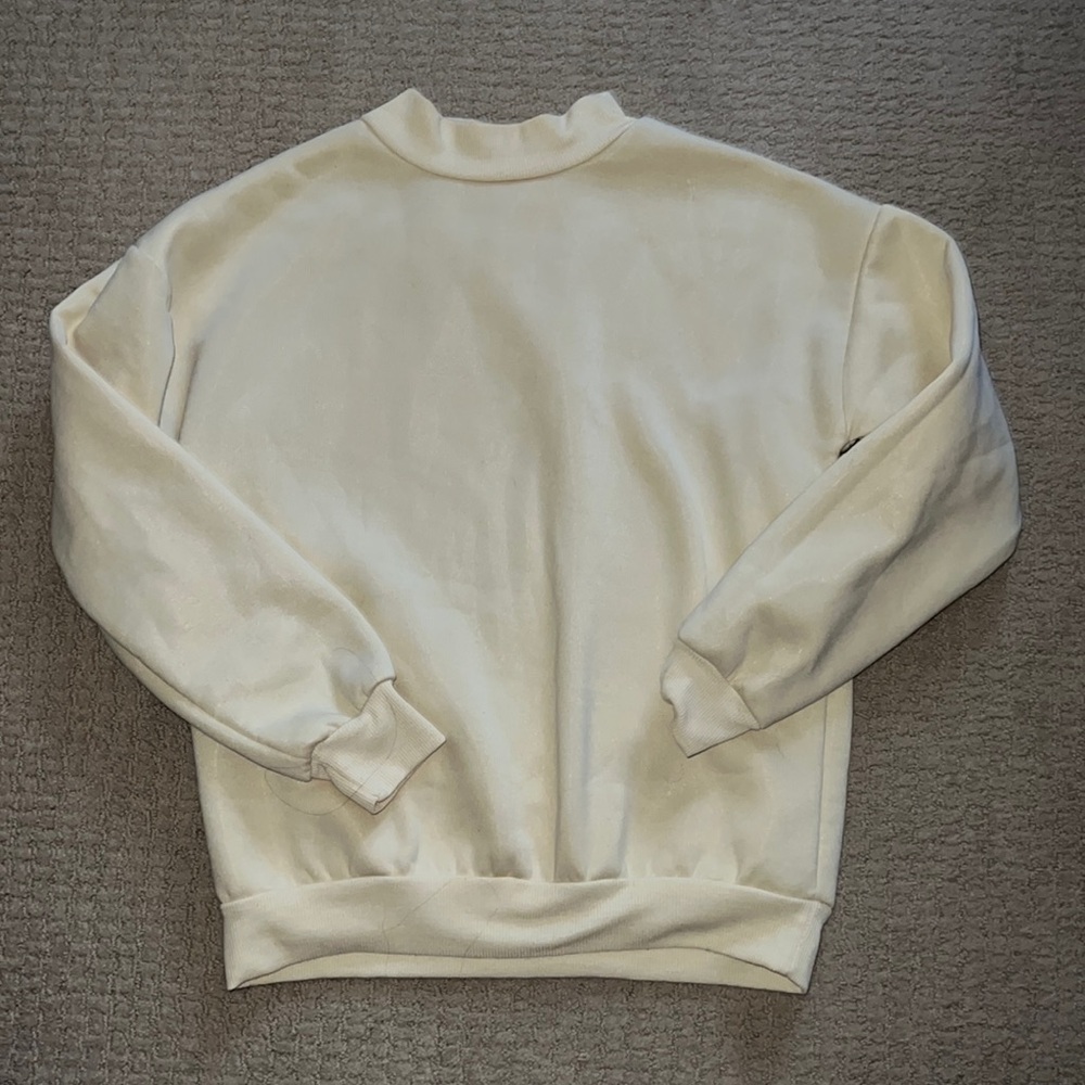 Light yellow sweater top